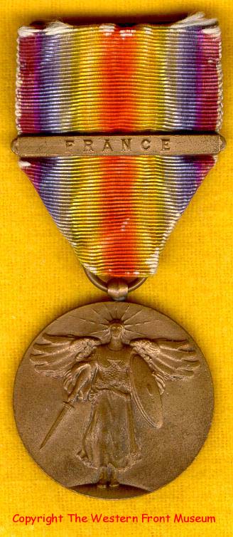 American Victory Medal with FRANCE bar