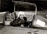 A.J.Th. Helders, 'The Flying Capricorn', in his F104 Starfighter.